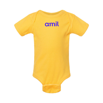 Amil  Rabbit Skins Infant Baby Rib Bodysuit