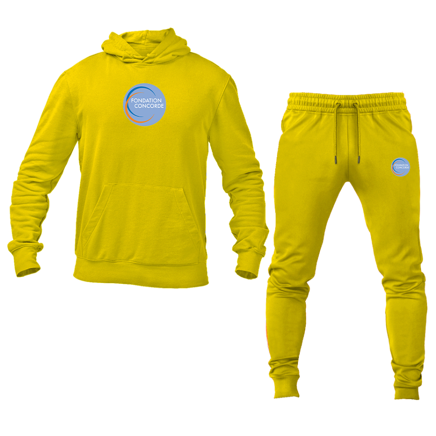 Men's Fondation Concorde Logo Hoodie Joggers Set