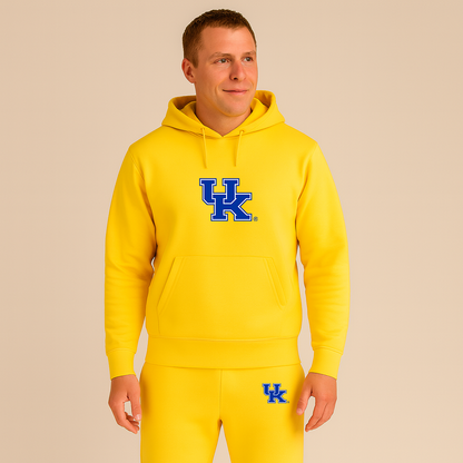 Men's Kentucky Wildcats Logo Hoodie Joggers Set