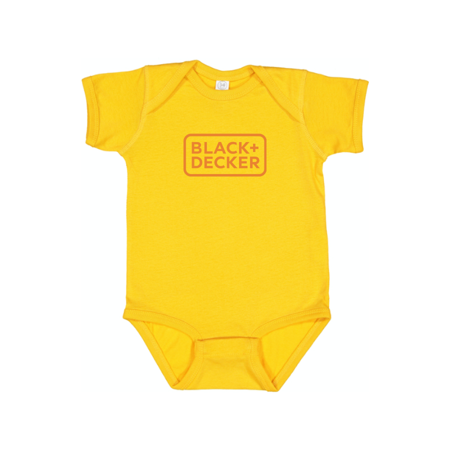 Black Decker Logo Baby Onesie Romper