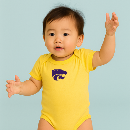 Kansas State Wildcats Logo Baby Romper Onesie