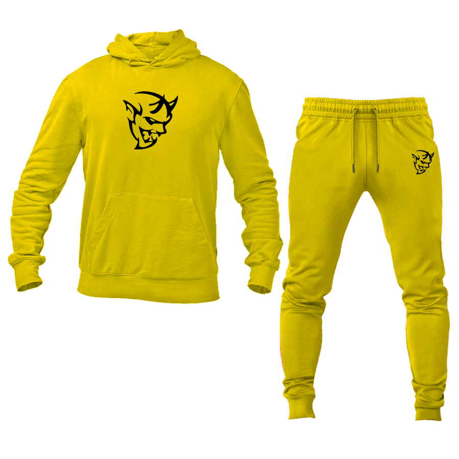 Men's Dodge Demon Logo Hoodie Joggers Set