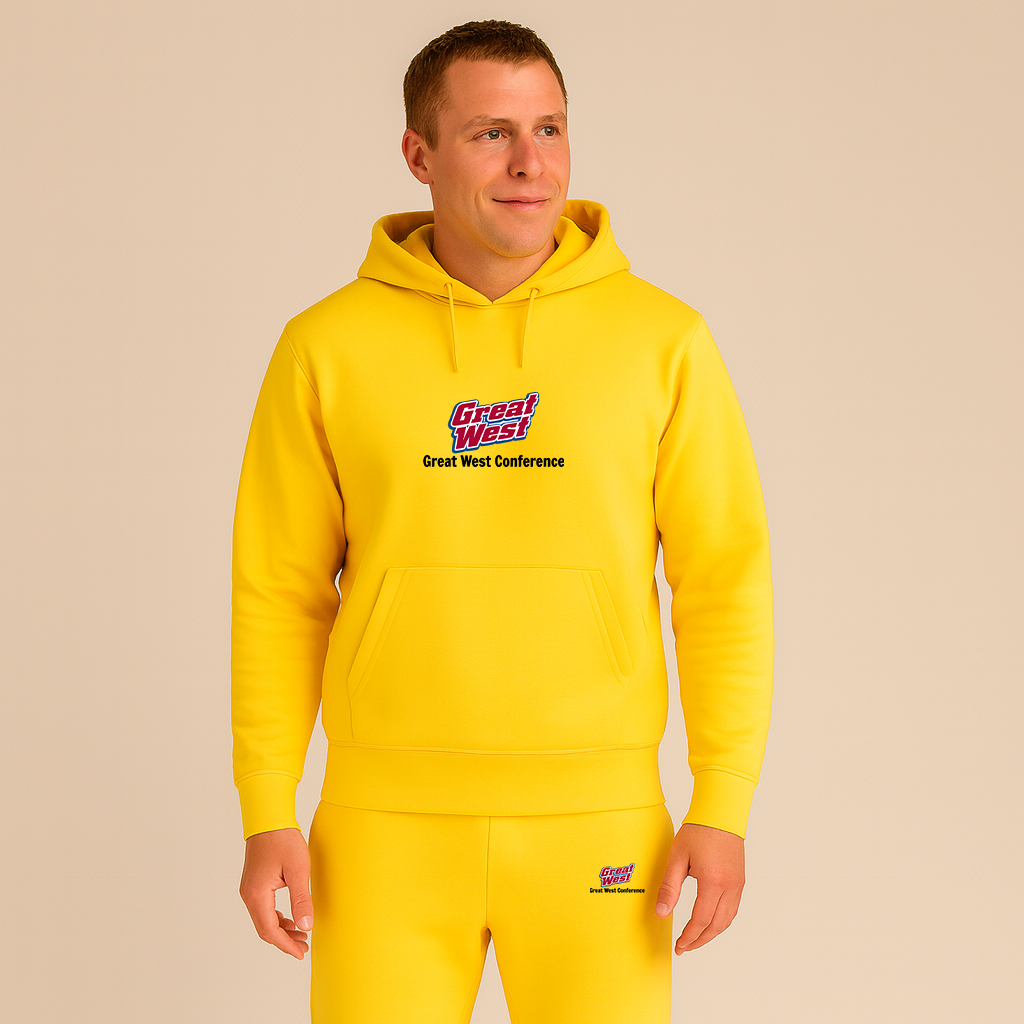 Men's Great West Conference Logo Hoodie Joggers Set