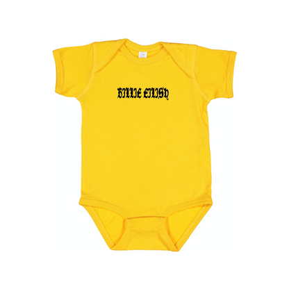 Billie Eilish  Logo Baby Onesie Romper