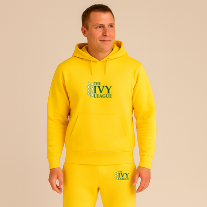 Men's Ivy League Logo Hoodie Joggers Set