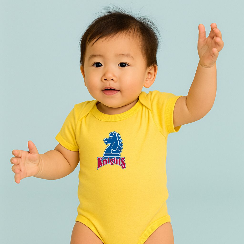 Fairleigh Dickinson Knights Logo Baby Romper Onesie