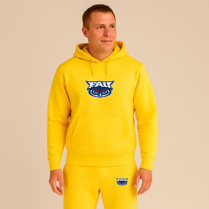 Men's Florida Atlantic Owls Logo Hoodie Joggers Set